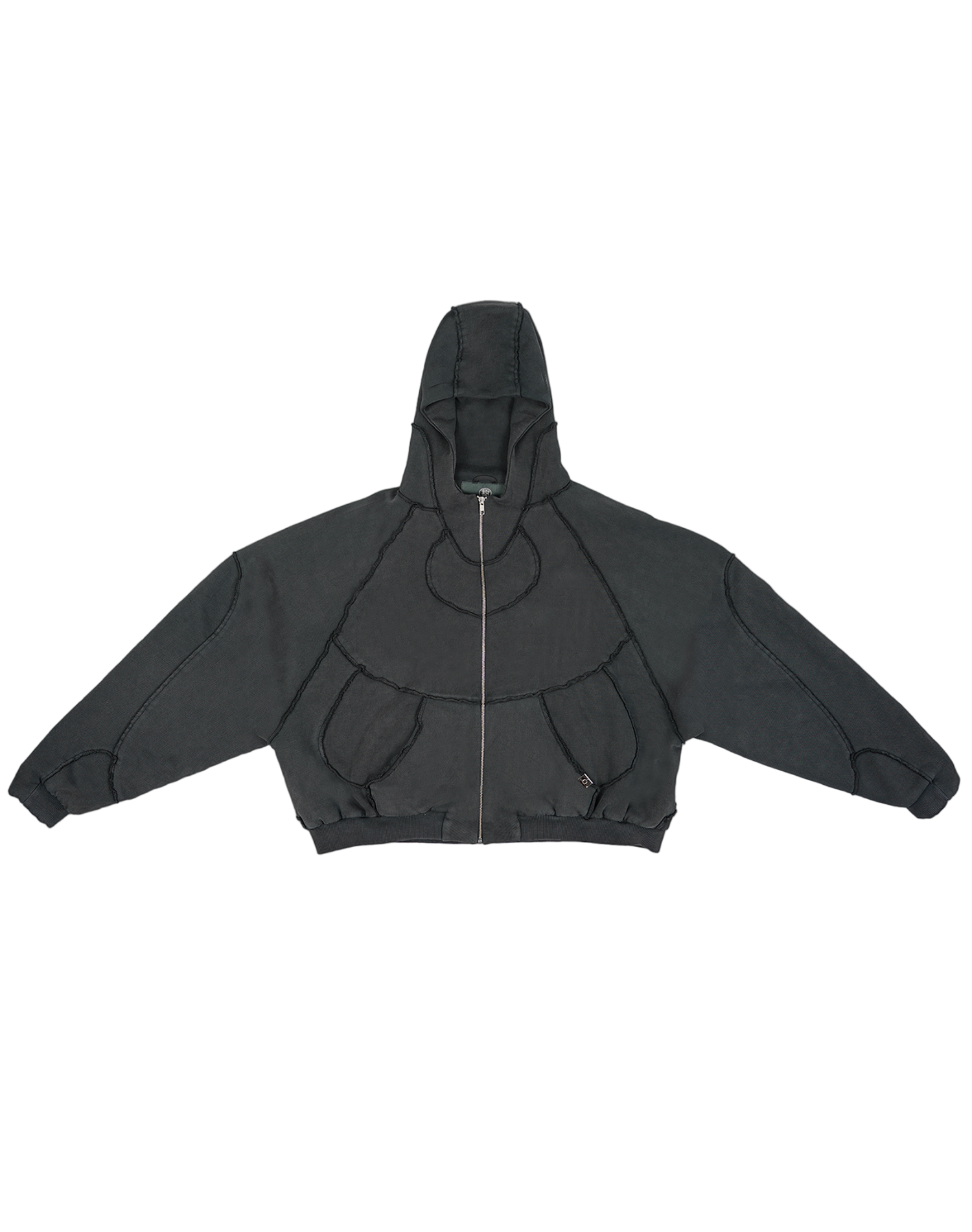 Charbon Glacé ZIP Hoodie